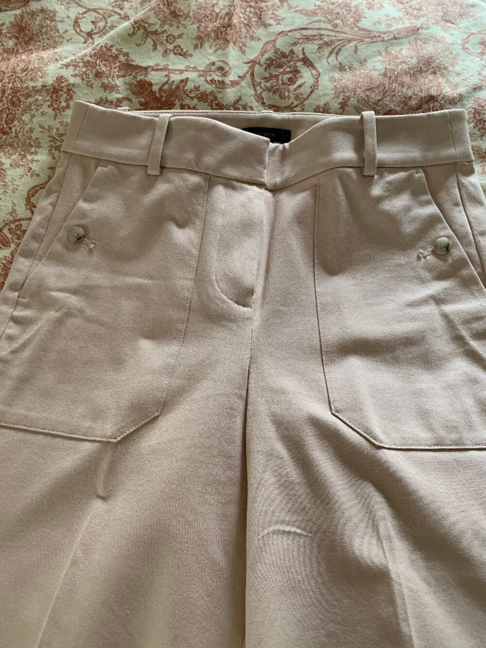 J Crew Cropped straight leg Mauve Size 6